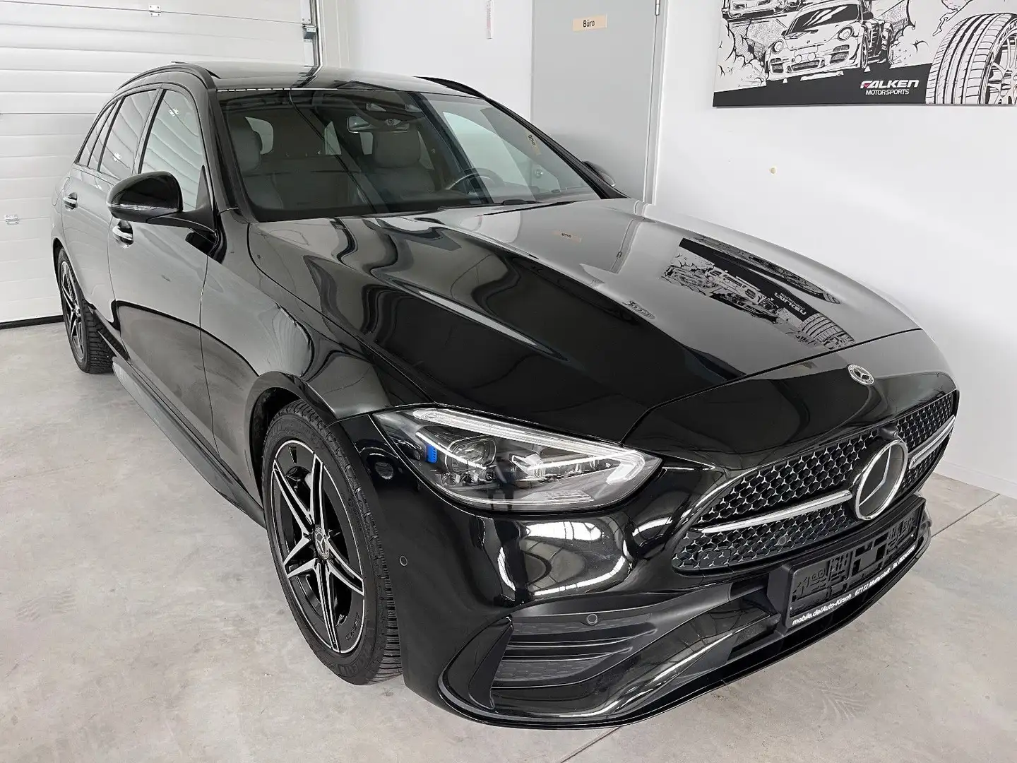 Mercedes-Benz C 300 T 4M AMG Premium Plus Traumausstattng*95'€ Noir - 1