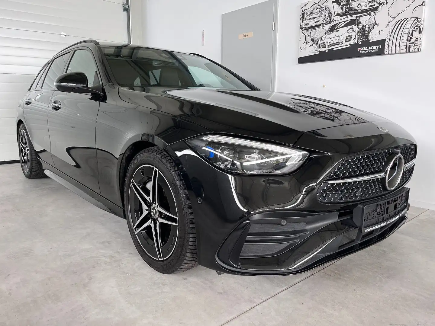 Mercedes-Benz C 300 T 4M AMG Premium Plus Traumausstattng*95'€ Noir - 2