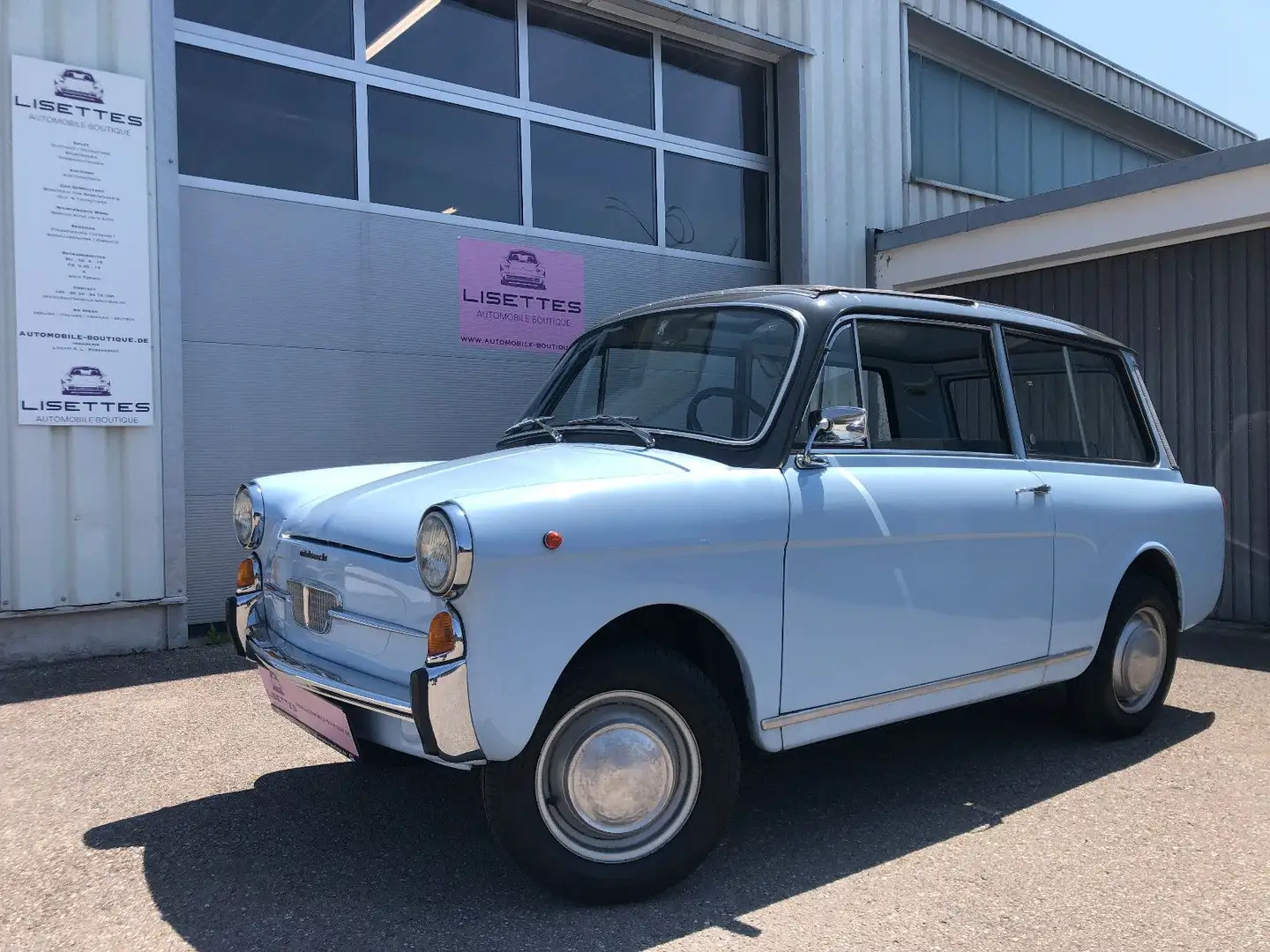 Fiat Autobianchi Bianchina Panoramica *H-Kennz*HU neu Blau - 1
