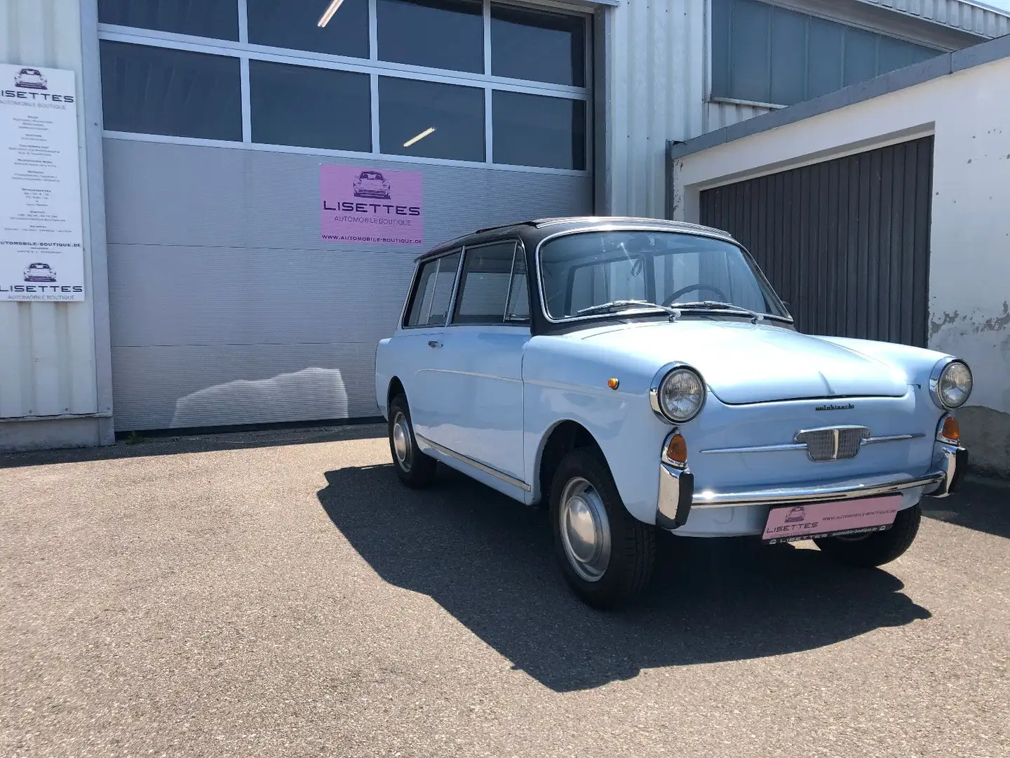 Fiat Autobianchi Bianchina Panoramica *H-Kennz*HU neu Blau - 2