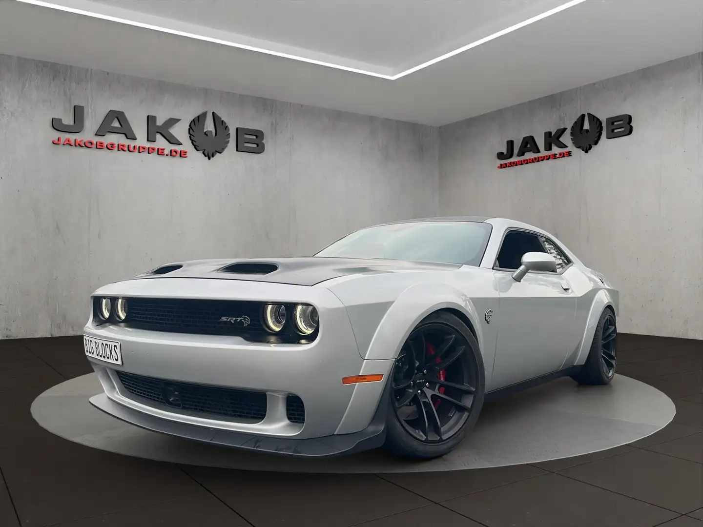 Dodge Challenger SRT Hellcat Widebody 727PS V8 6.2L*NAP-Auspuff*... Srebrny - 1