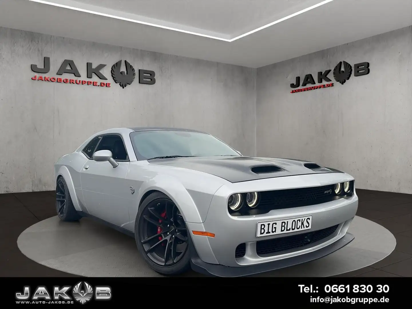 Dodge Challenger SRT Hellcat Widebody 727PS V8 6.2L... Zilver - 2