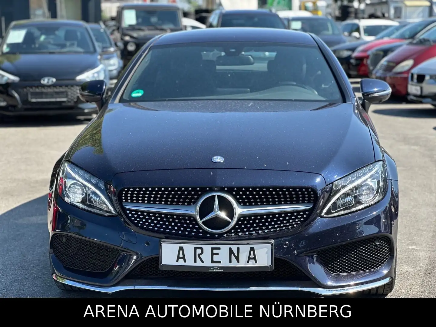 Mercedes-Benz C 180 Coupe AMG*Navi*Led*360°Kamera*Tempomat Blau - 2