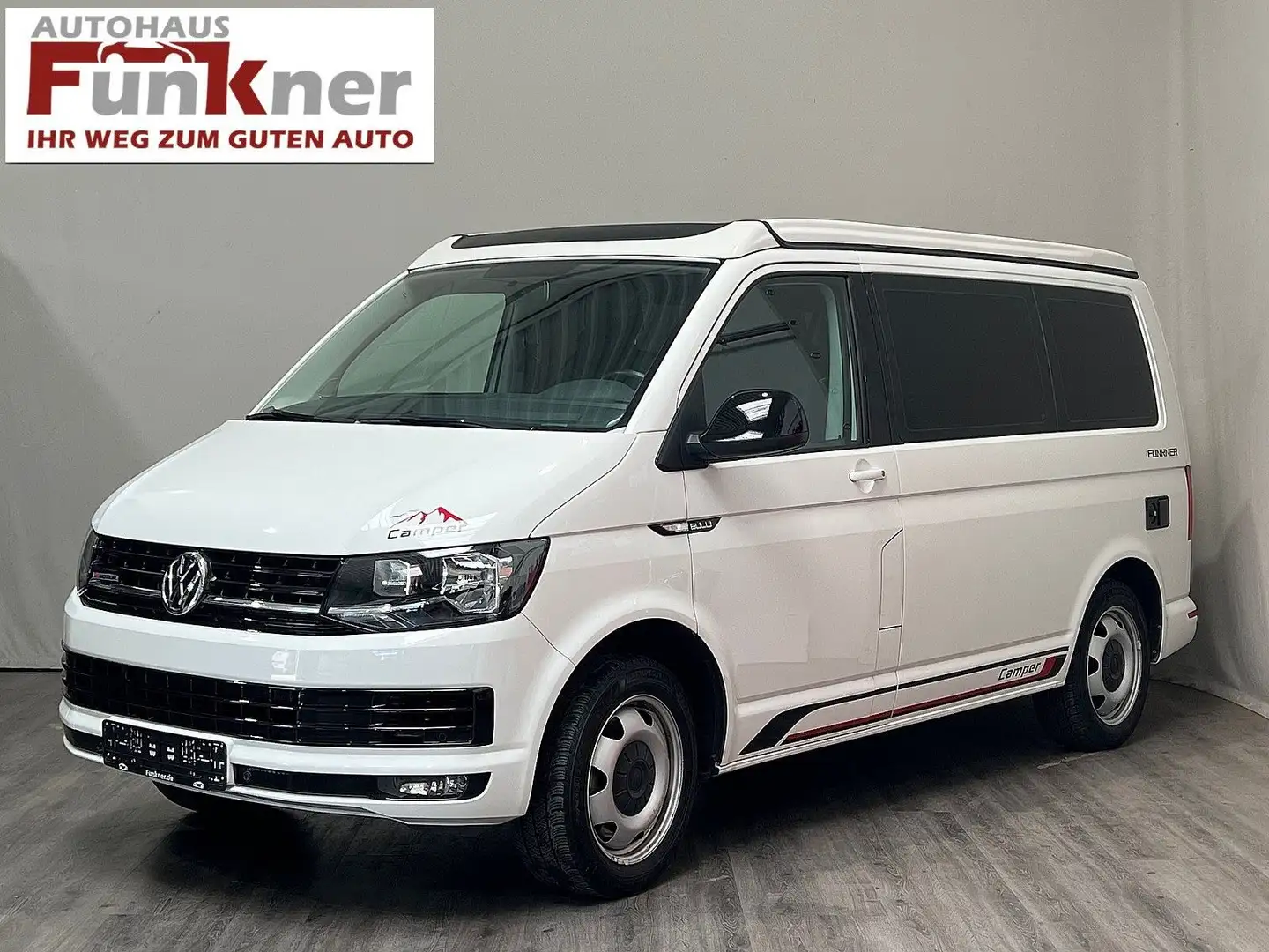 Volkswagen T6 Camper AUFSTELDACH/NEUAUSBAU/KEIN CALIFORNIA! Weiß - 2