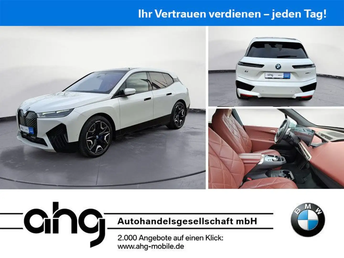 BMW iX xDrive50 Edition Sport *Sitzlüft*Navi*Pano*Ka Blanc - 1