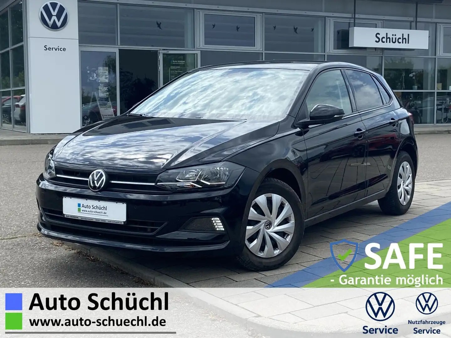 Volkswagen Polo 1.0 TSI DSG COMFORTLINE NAVI+APP-CONNECT+AC Schwarz - 1
