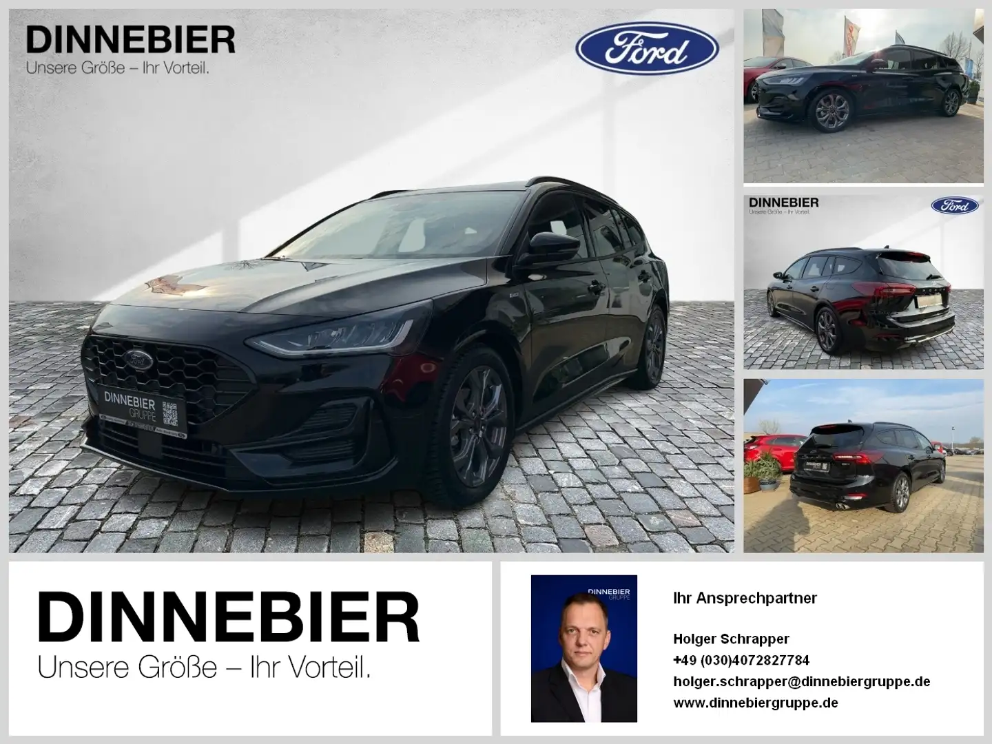Ford Focus ST-Line LED+AHK+Navi+Kamera+Winterpaket Nero - 1