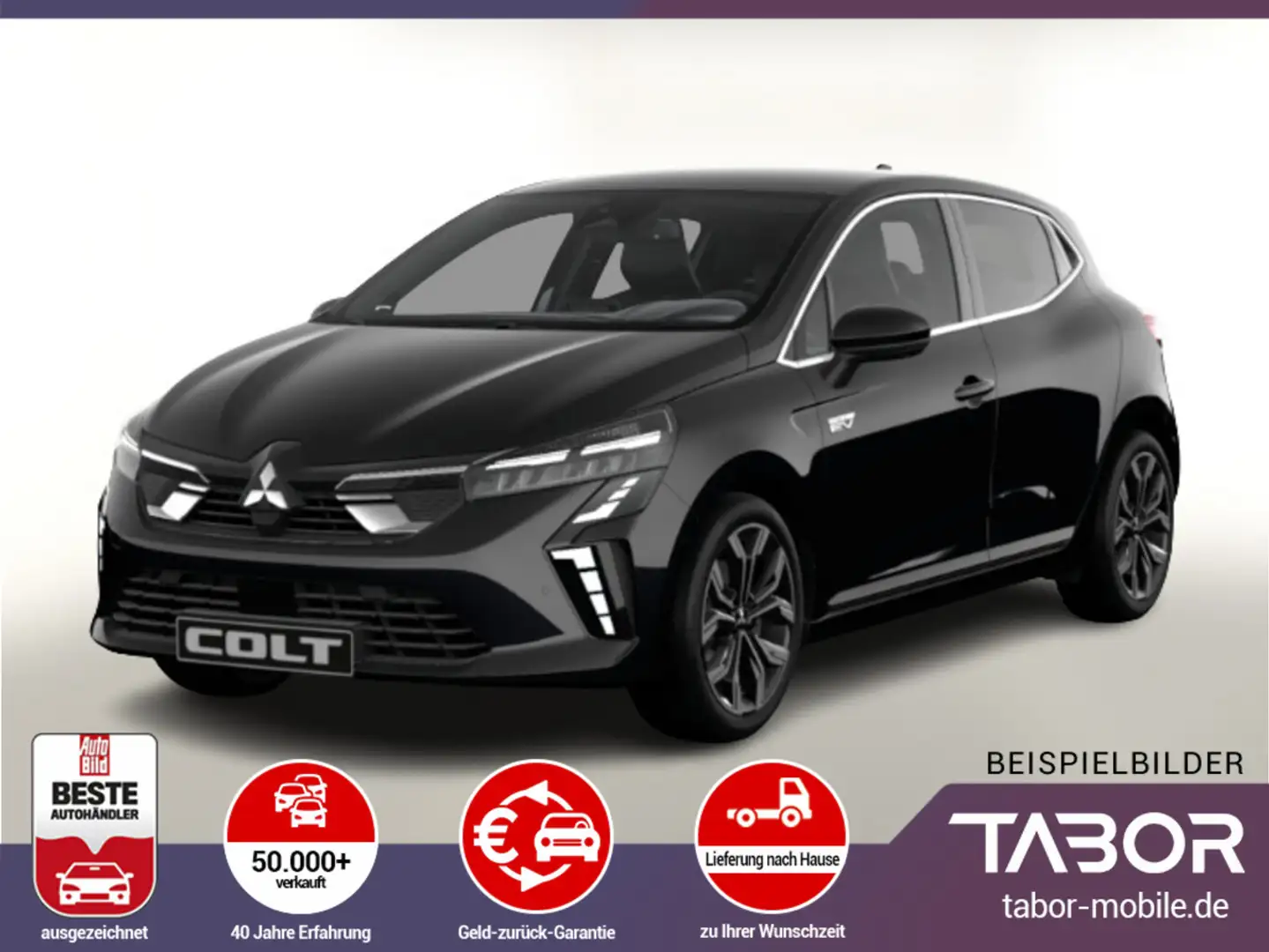 Mitsubishi Colt 1.6 HEV 143 Nav Bose ACC KeyL PDC 360° 17Z Schwarz - 1