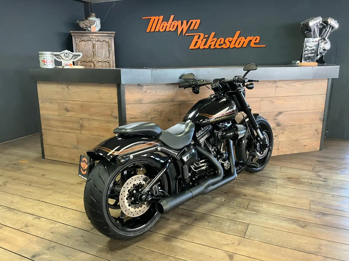 Harley-Davidson CVO Pro Street FXSBSE Breakout 110CI Screamin Eagle 2/1 Exhaust Noir - 2