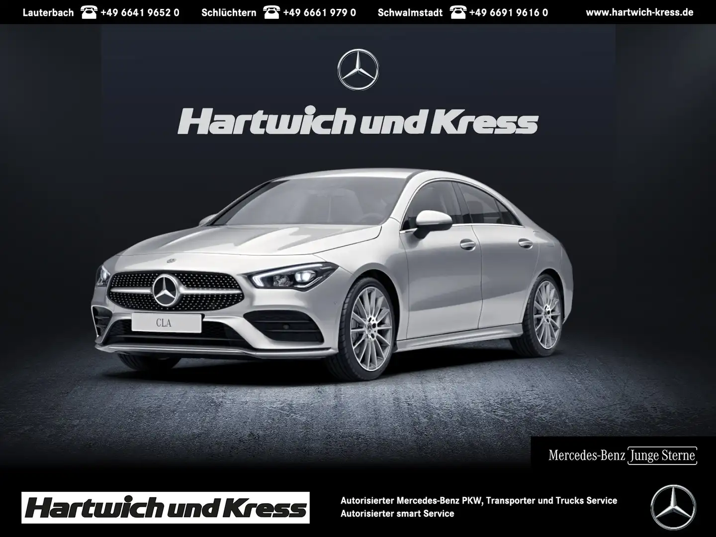 Mercedes-Benz CLA 200 CLA 200 AMG Line+Kamera+LED+Ambiente+  Klima/BC Silber - 1