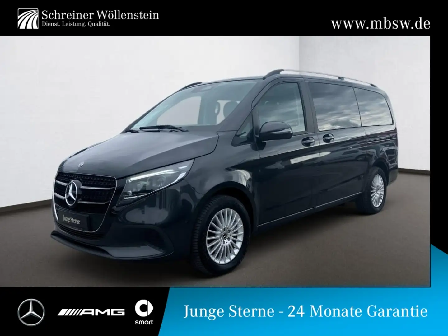 Mercedes-Benz V 300 STYLE 4Matic lang Distr.*AHK2,5t*STDHZG* Gris - 1