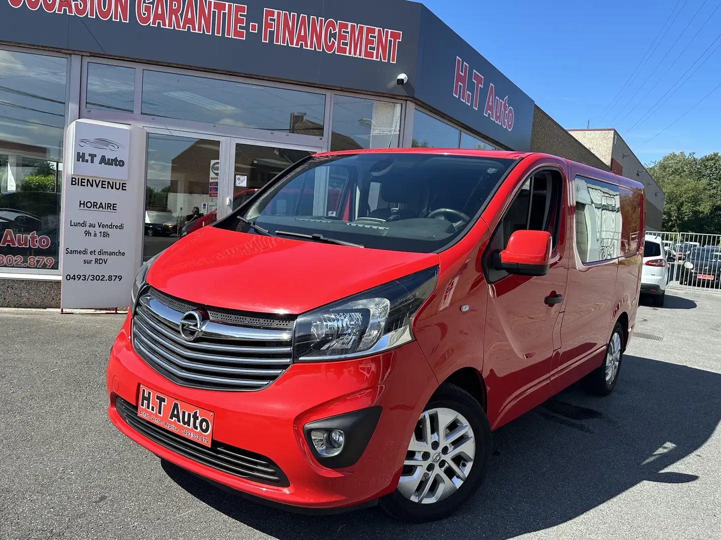 Opel Vivaro Tourer 1.6 CDTi BiTurbo/Etat neuf/Camera/Gps/Euro6 Rouge - 1