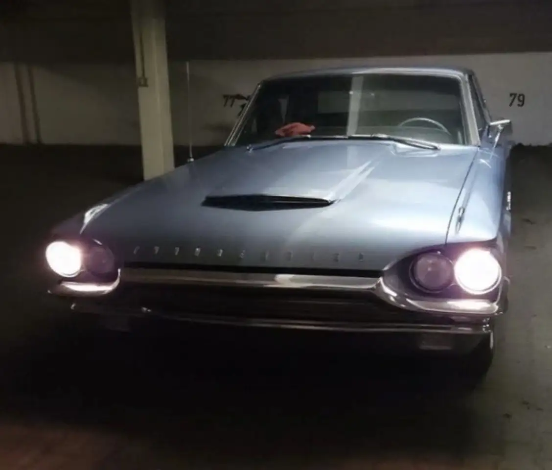 Ford Thunderbird VB,, 1964 6,4 V8 300 PS, Blau, Leder, Top Zustand, foto 12