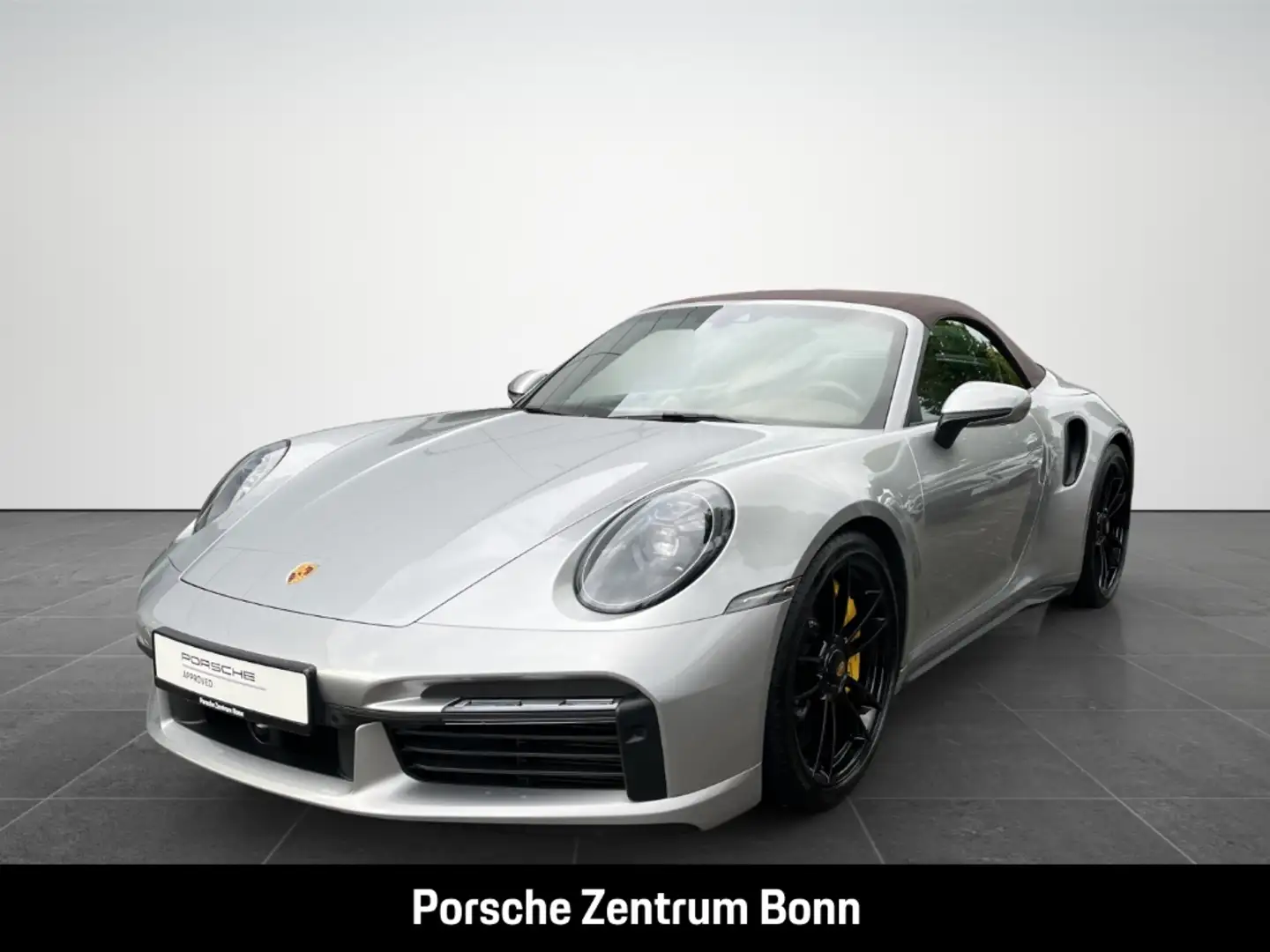 Porsche 992 911 Turbo S Cabrio Burmester Clubleder LED Silber - 1