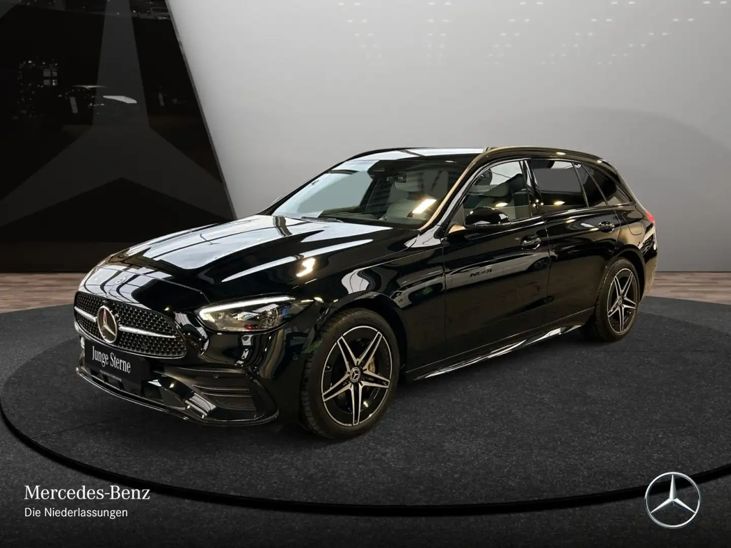 Mercedes-Benz C 300 e T AMG+NIGHT+KAMERA+TOTW+KEYLESS+9G Noir - 2