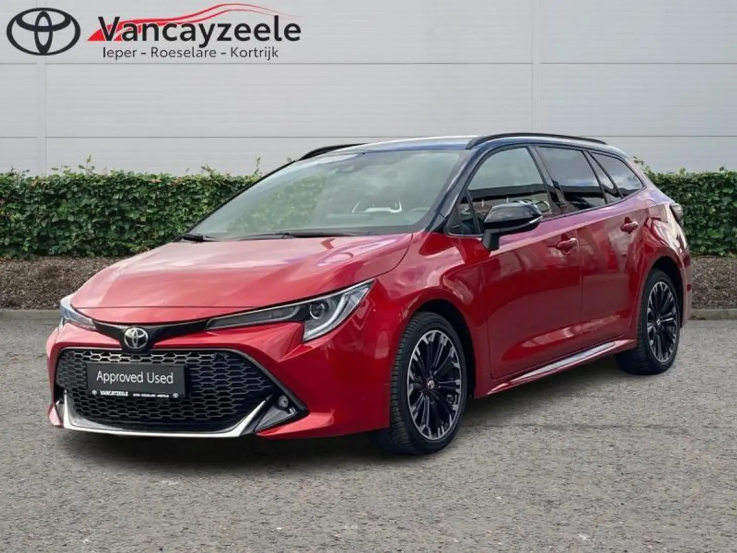 Toyota Corolla GR Sport+leder+cam+nav+sens A Rojo - 1