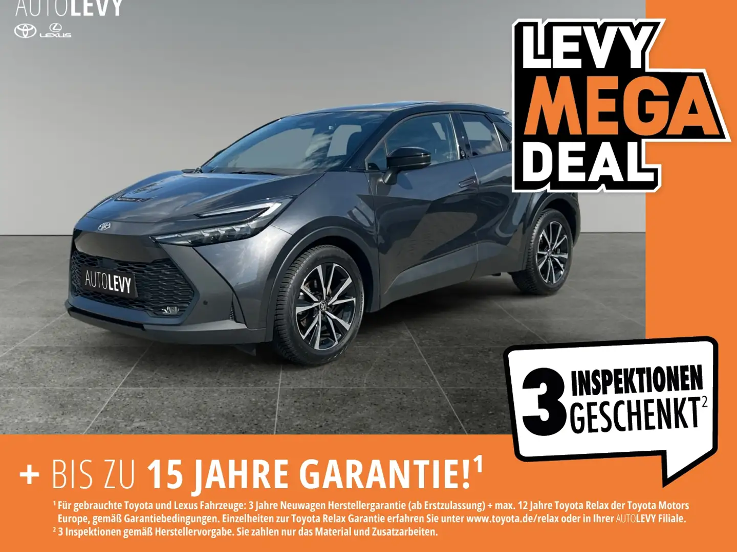 Toyota C-HR 1.8 Hybrid Teamplayer PDC*LED*NAVI*SHZ*LHZ Gris - 1