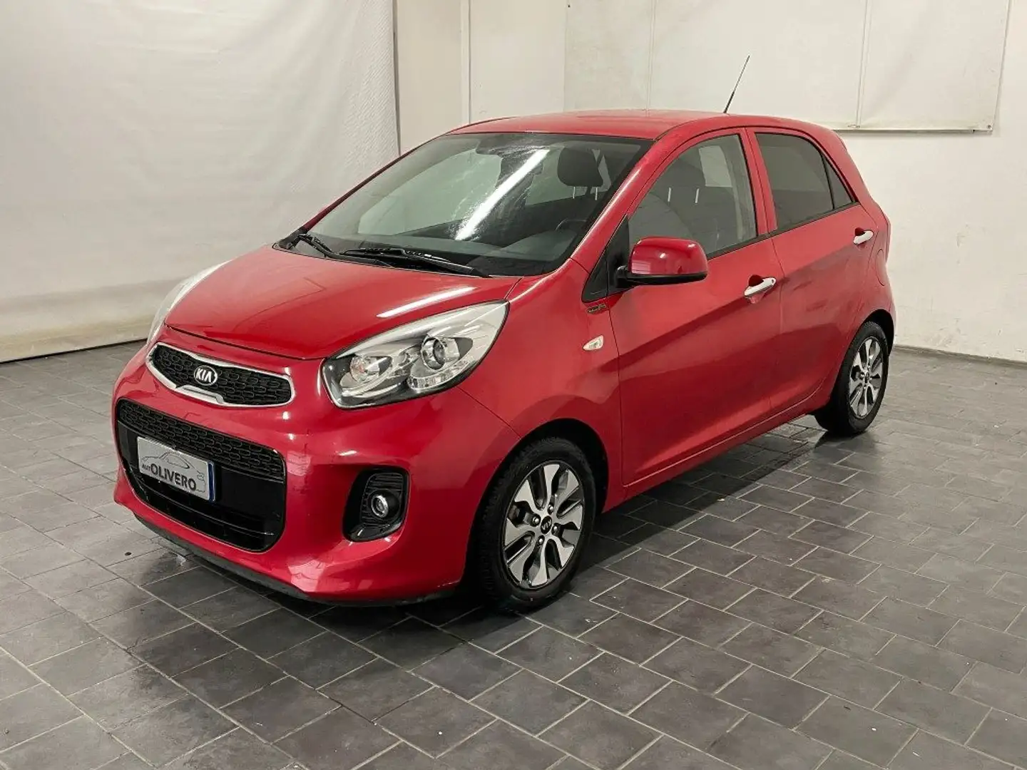 Kia Picanto 1.0 12V 66cv 5 porte Techno Glam-UNIPRO Rosso - 2
