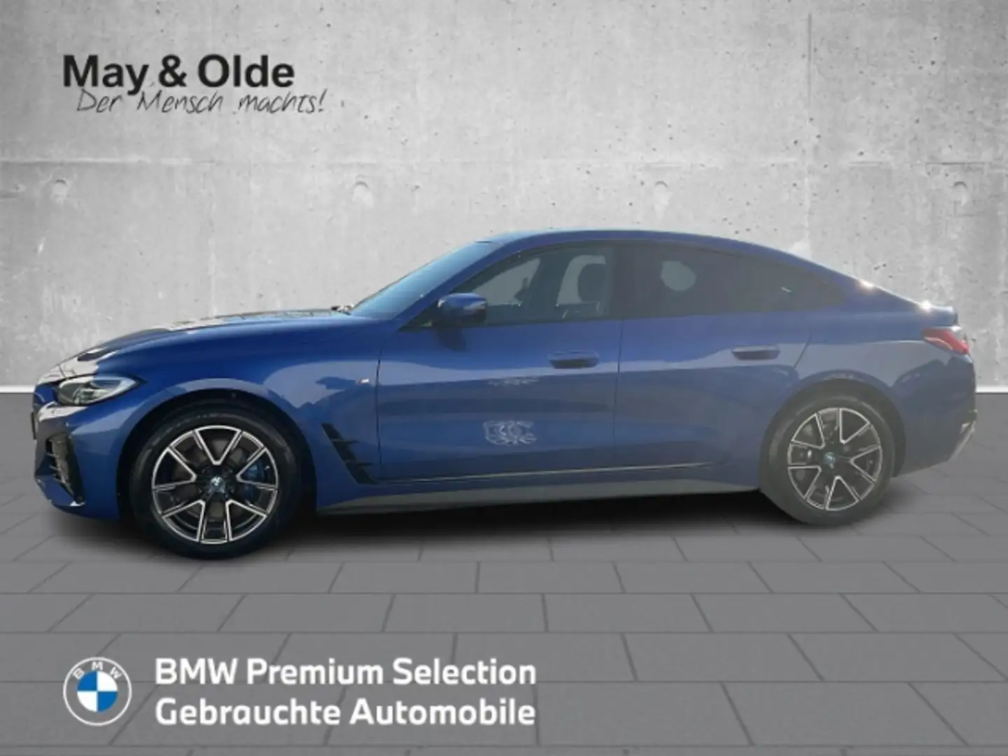 BMW i4 eDrive40 M Sportpaket Navi LED ACC HiFi Alarm SHZ- Blau - 2