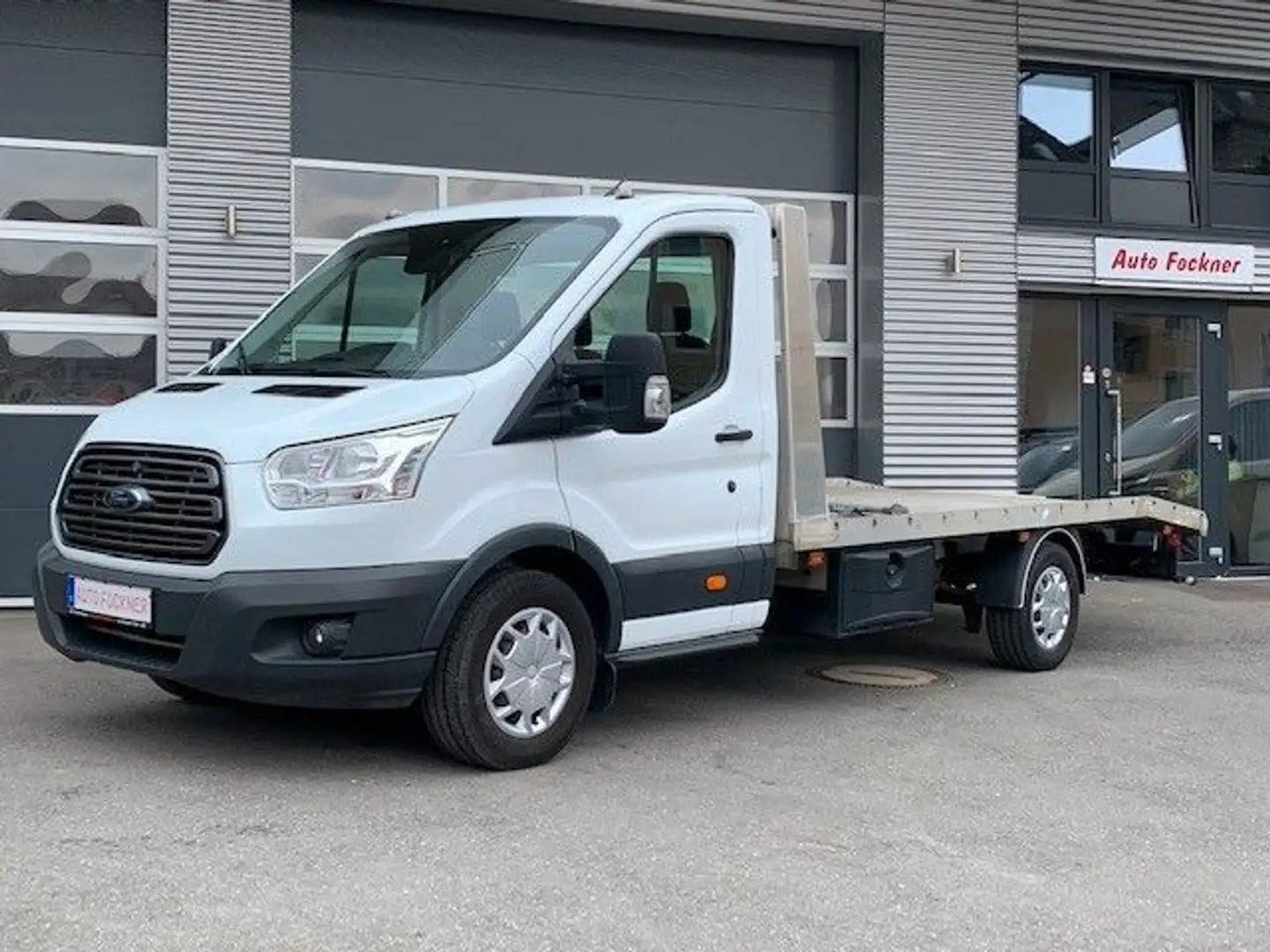 Ford Transit 2.0 EcoBlue L4 Abschleppwagen 3.5t Klima Blanc - 1