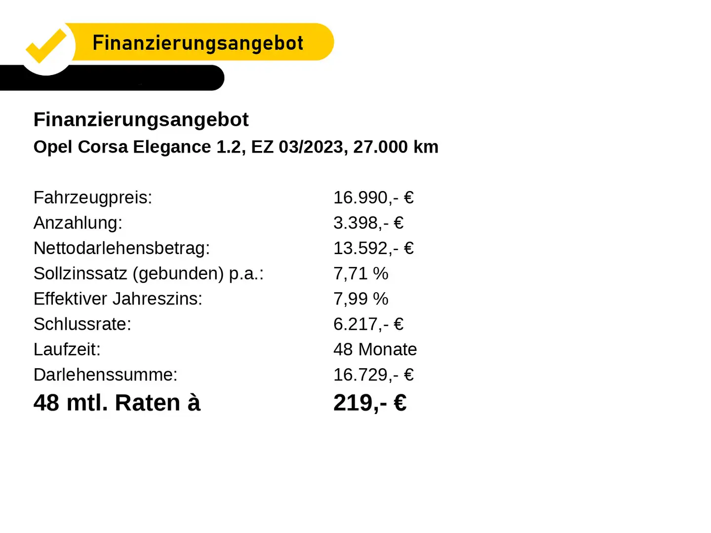 Opel Corsa F 1,2 Turbo, Elegance 5-trg. Zwart - 2