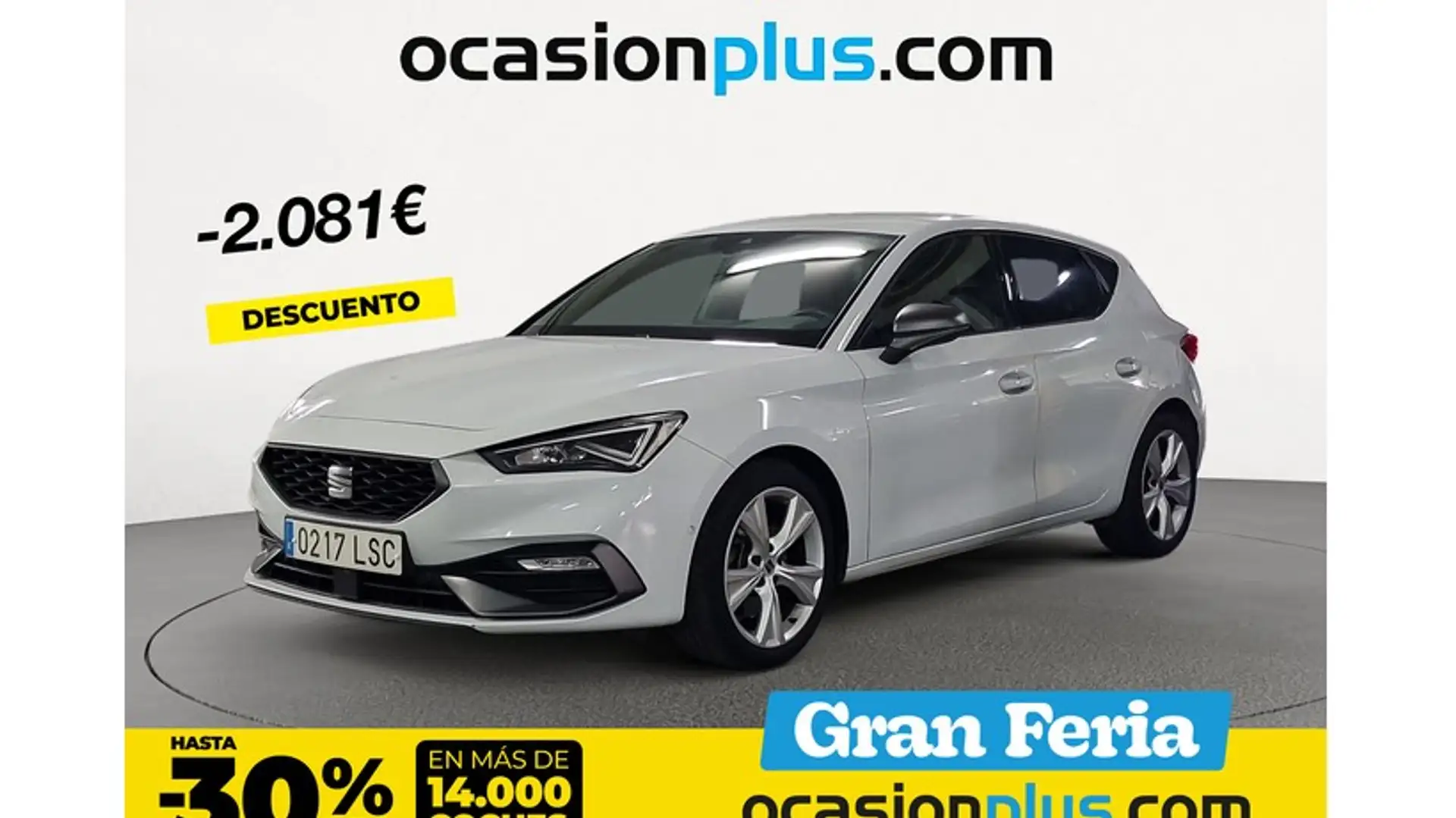 SEAT Leon 2.0TDI CR S&S FR DSG-7 150 Blanco - 1