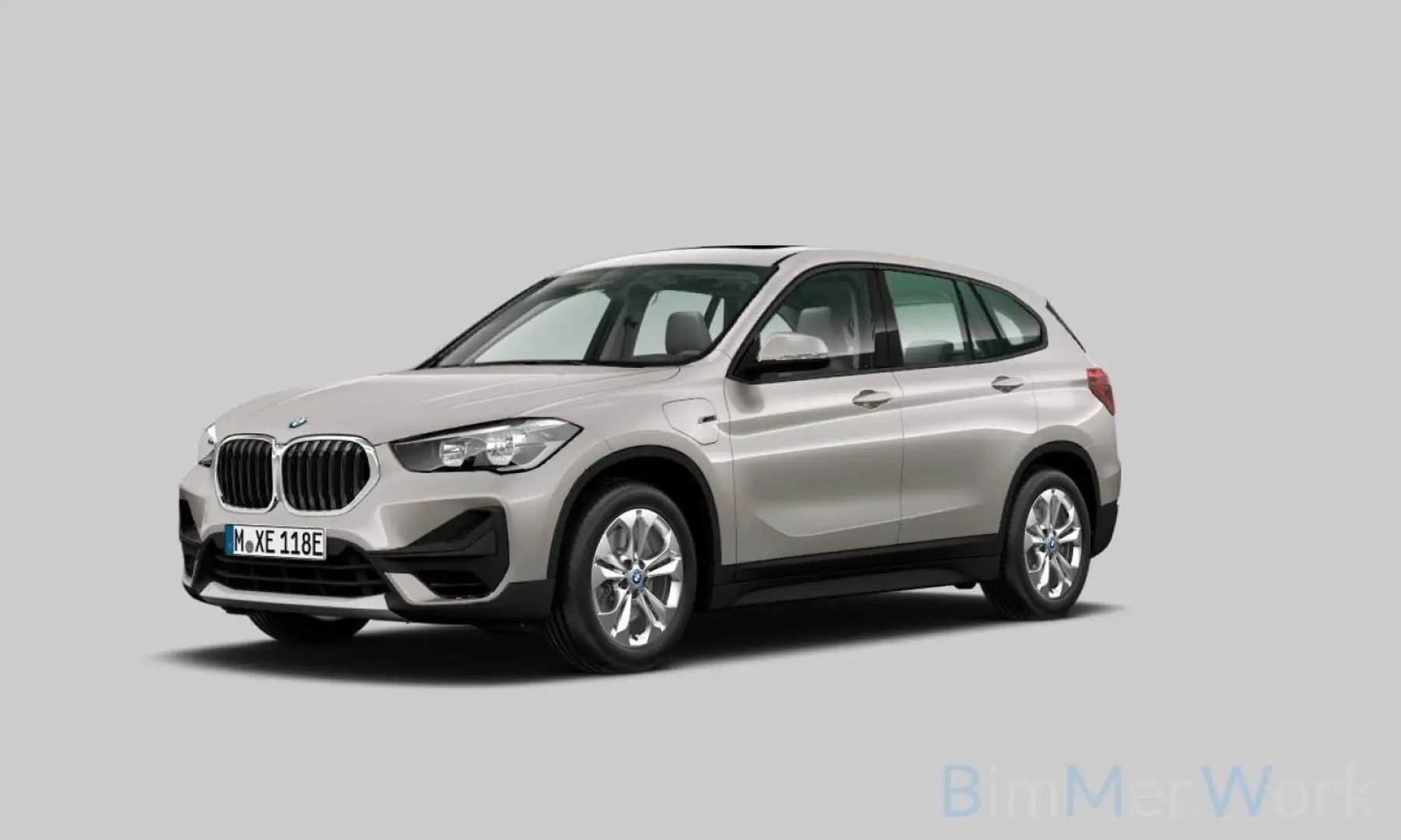 BMW X1 xD25e Panorama Kamera DAB Navi Lorodos AHK Gümüş rengi - 1