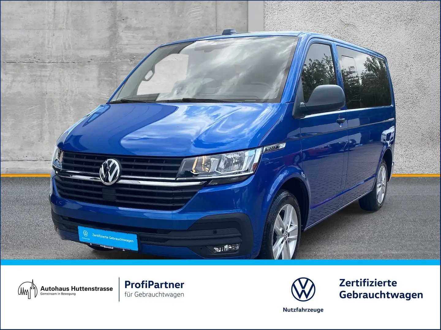 Volkswagen T6 Multivan 2.0 TDI DSG 7-Sitzer KAMERA ASSIS+ AHK Blau - 1