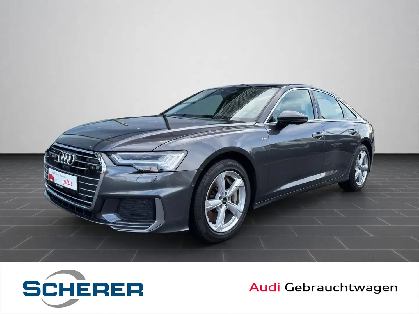Audi A6 TFSI e S line 2.0 TFSIe B&O HD MATR Grau - 1