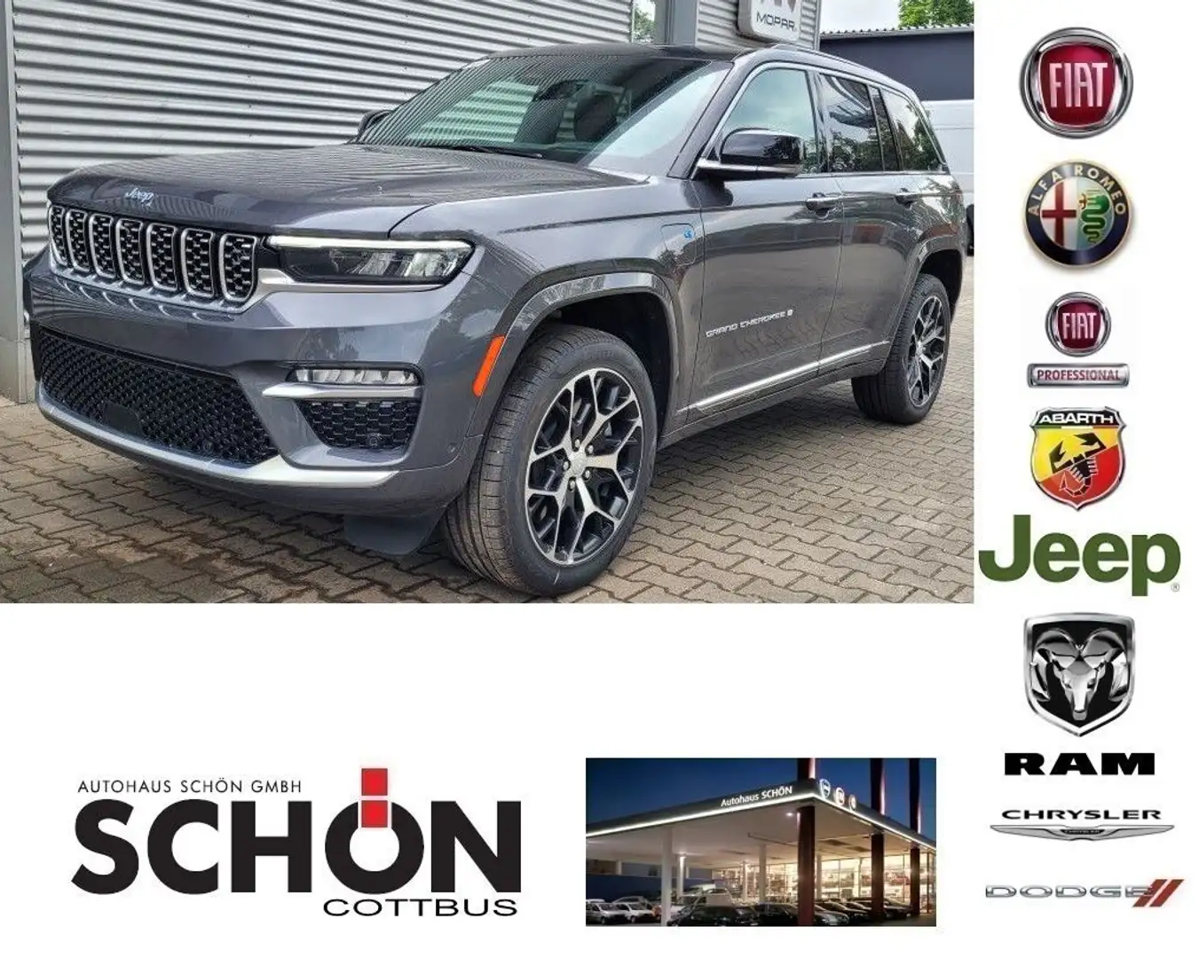 Jeep Grand Cherokee 2.0 4xe PHEV 280kW Summit Grau - 1