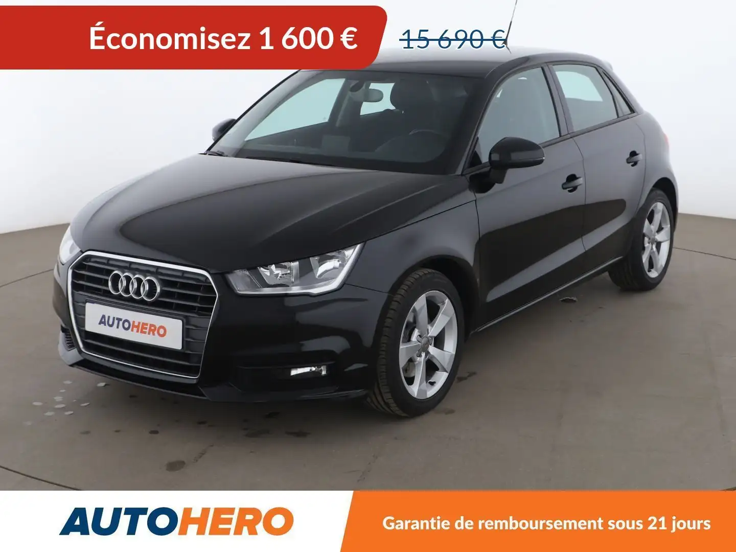Audi A1 Sportback 1.4 TFSI COD Ambition S Tronic Noir - 1
