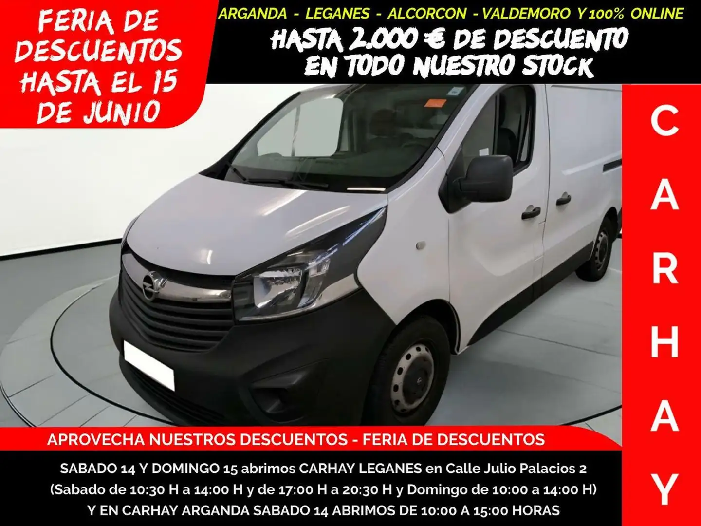 Opel Vivaro 2700 1.6 CDTi L1H1 Edition (EU6) Weiß - 1