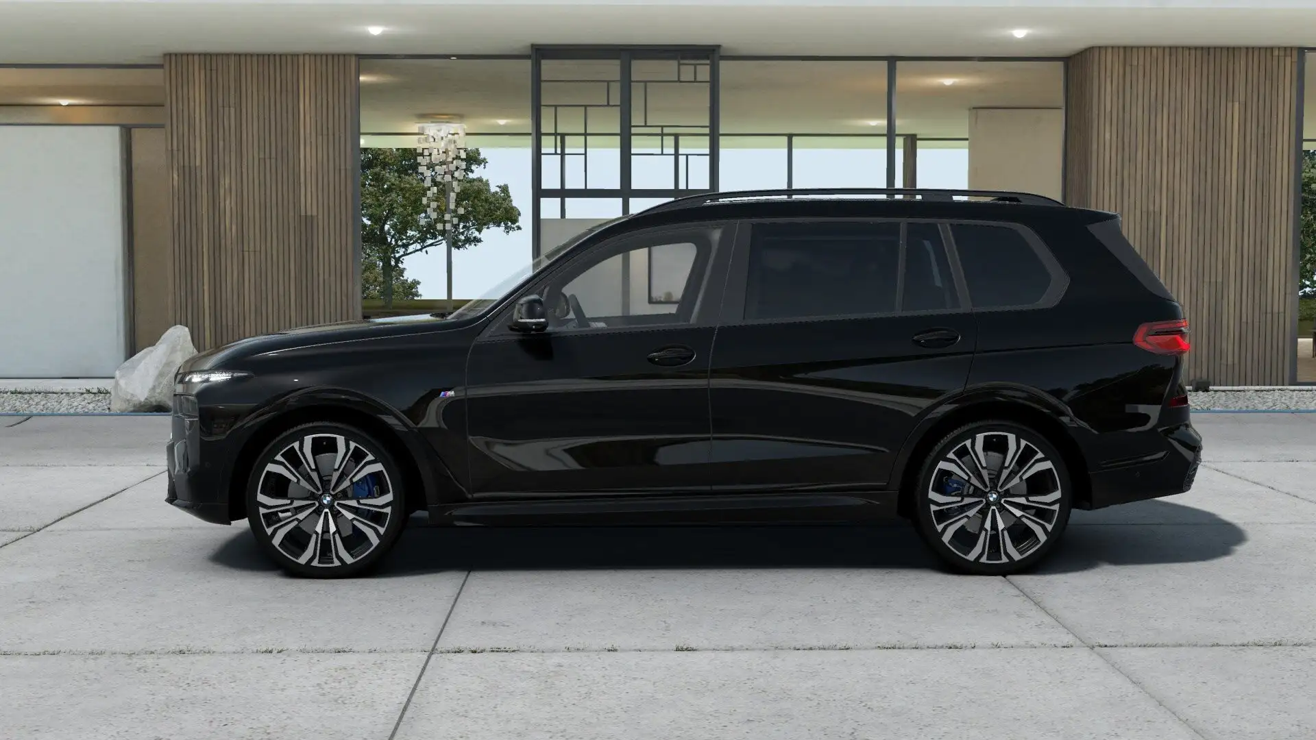 BMW X7 xDrive40d M SPORT AHK HEAD-UP PANO SKY-LOUNGE Schwarz - 2