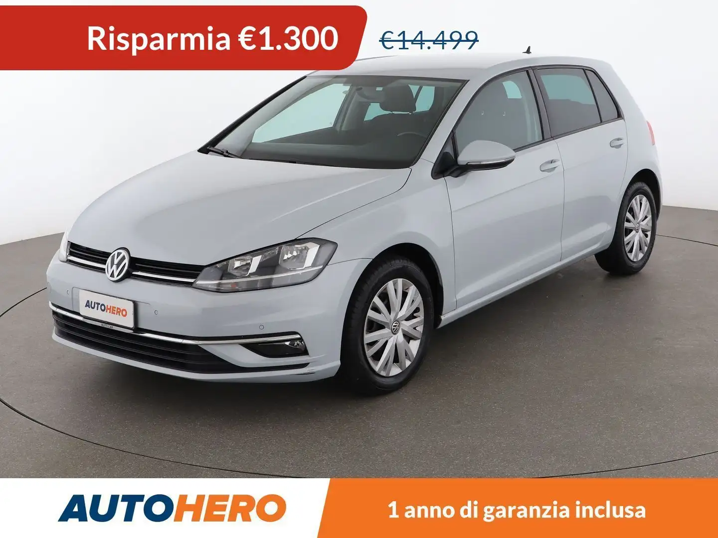 Volkswagen Golf 1.6 TDI Business 115 CV Argento - 1