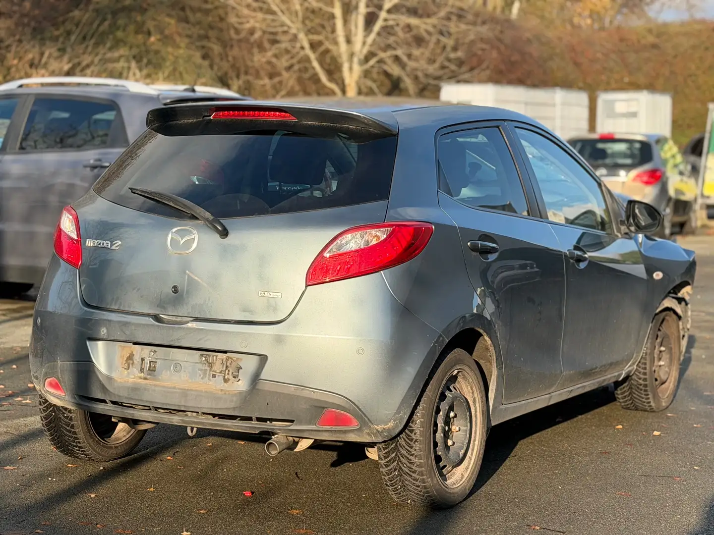 Mazda 2 * Voiture Accidenté❗️pour Pièces❗️ Export Gris - 2