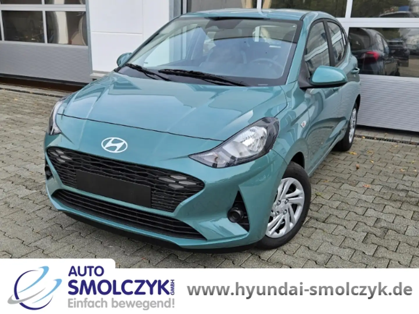 Hyundai i10 SELECT 1.0 RÜCKFAHRKAMERA+KLIMA+NAVI Groen - 1