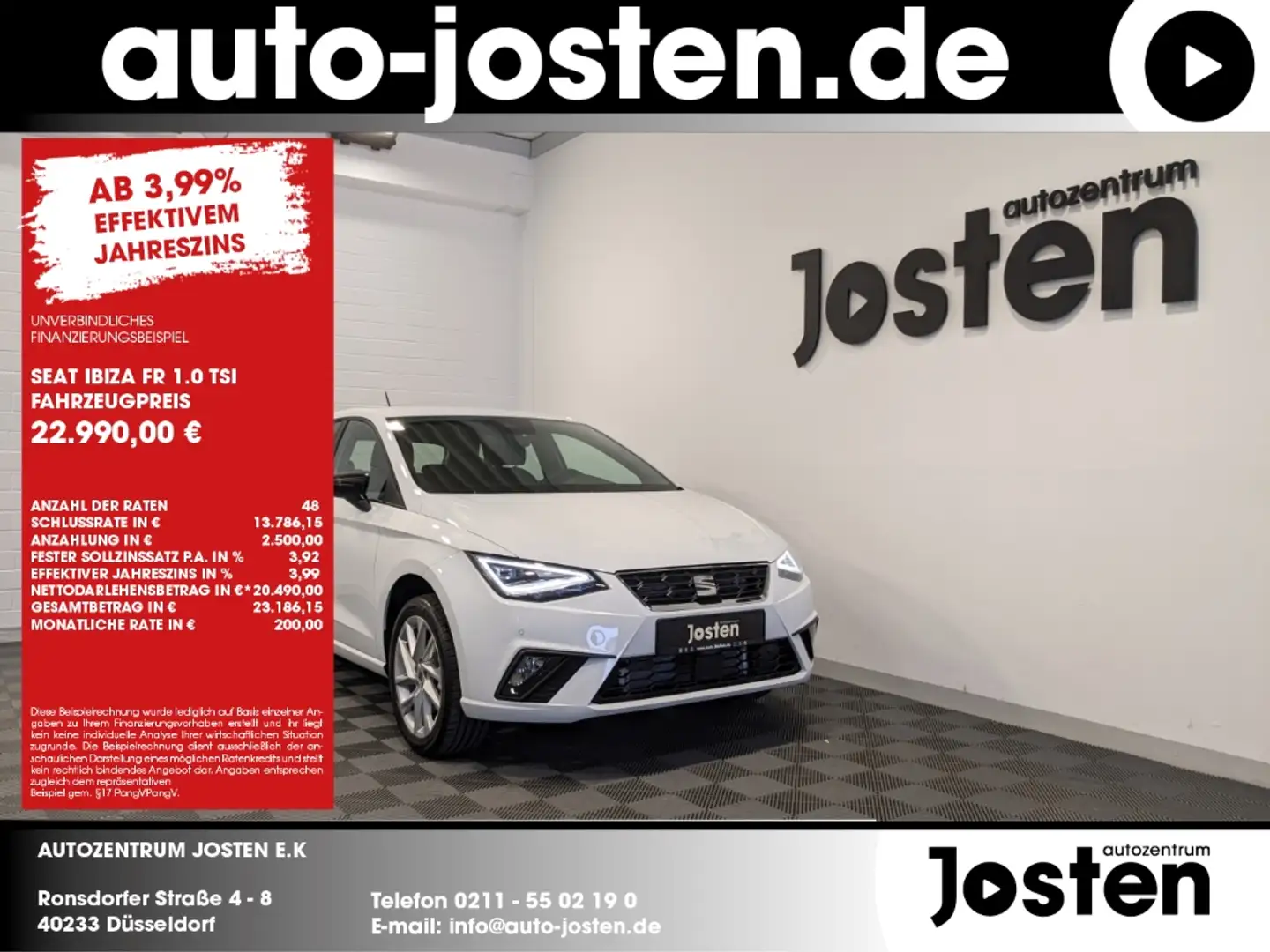 SEAT Ibiza FR 1.0TSI INFOTAIN Voll-LED SHZ BeatsAudio White - 1