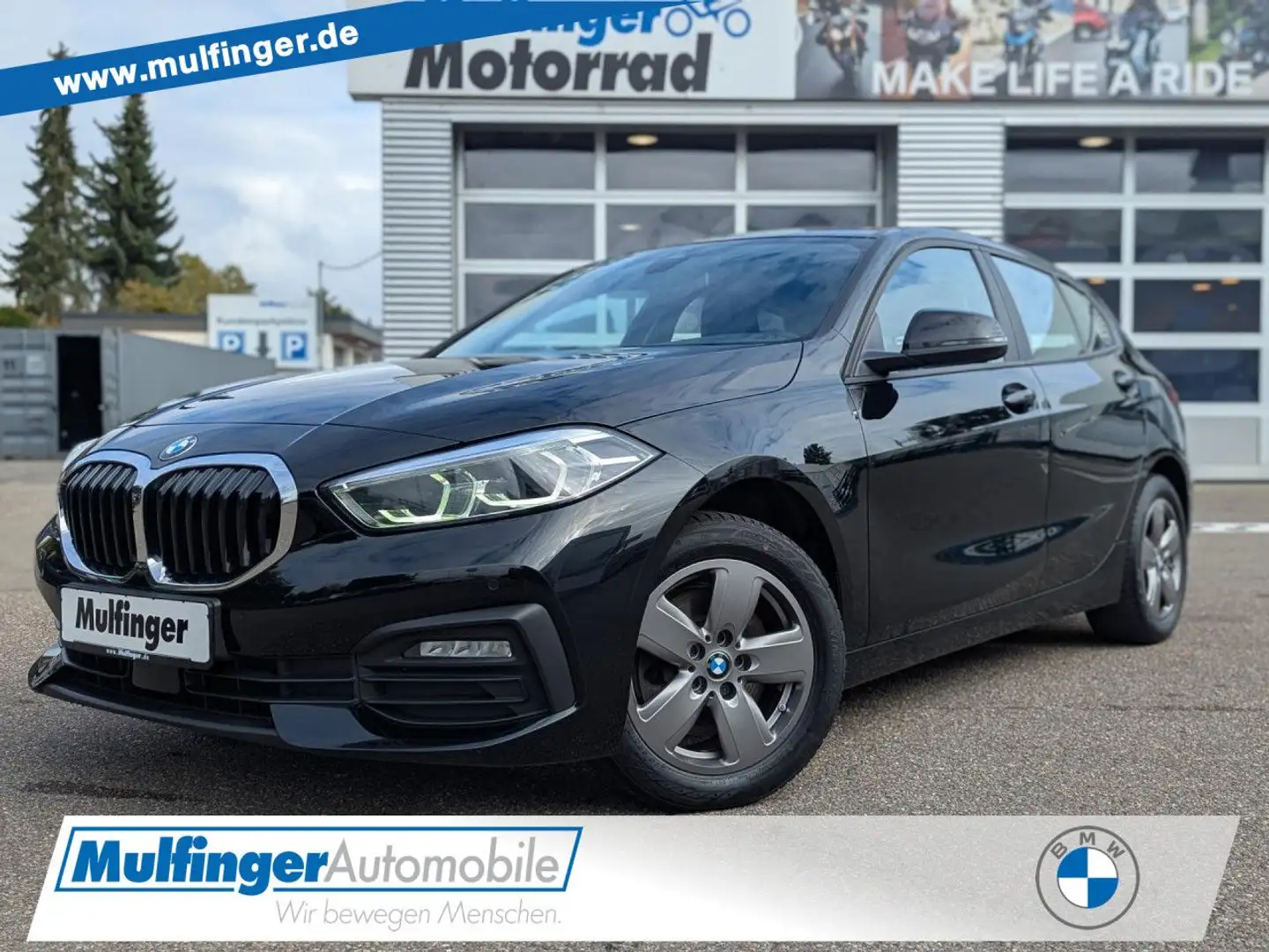BMW 118 i LED Sitzheizung Live-Prof.DAB Tempomat Navi Nero - 1