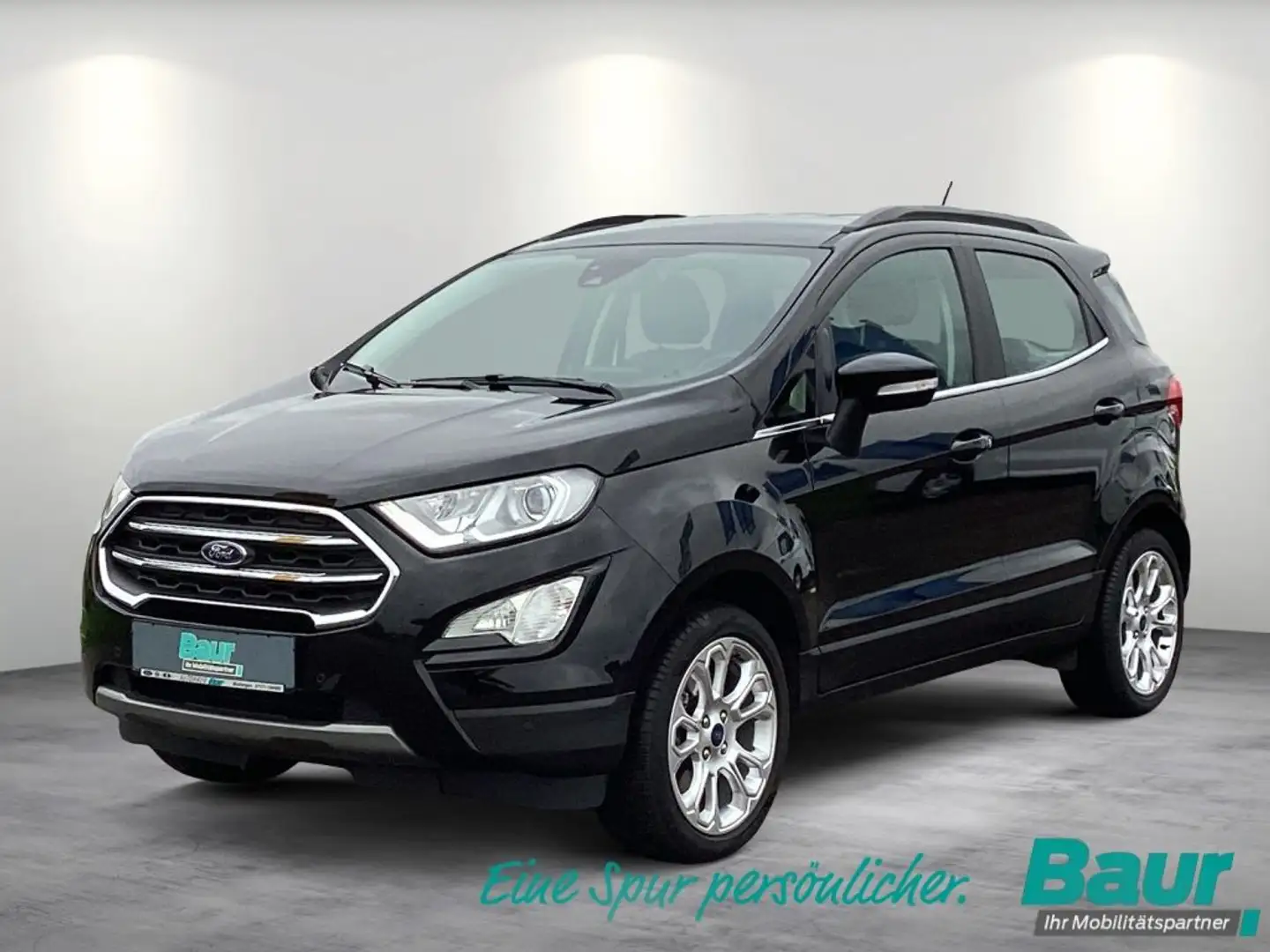 Ford EcoSport 1.0 EcoBoost TITANIUM LED Klima Verkehrsschilderk Nero - 1