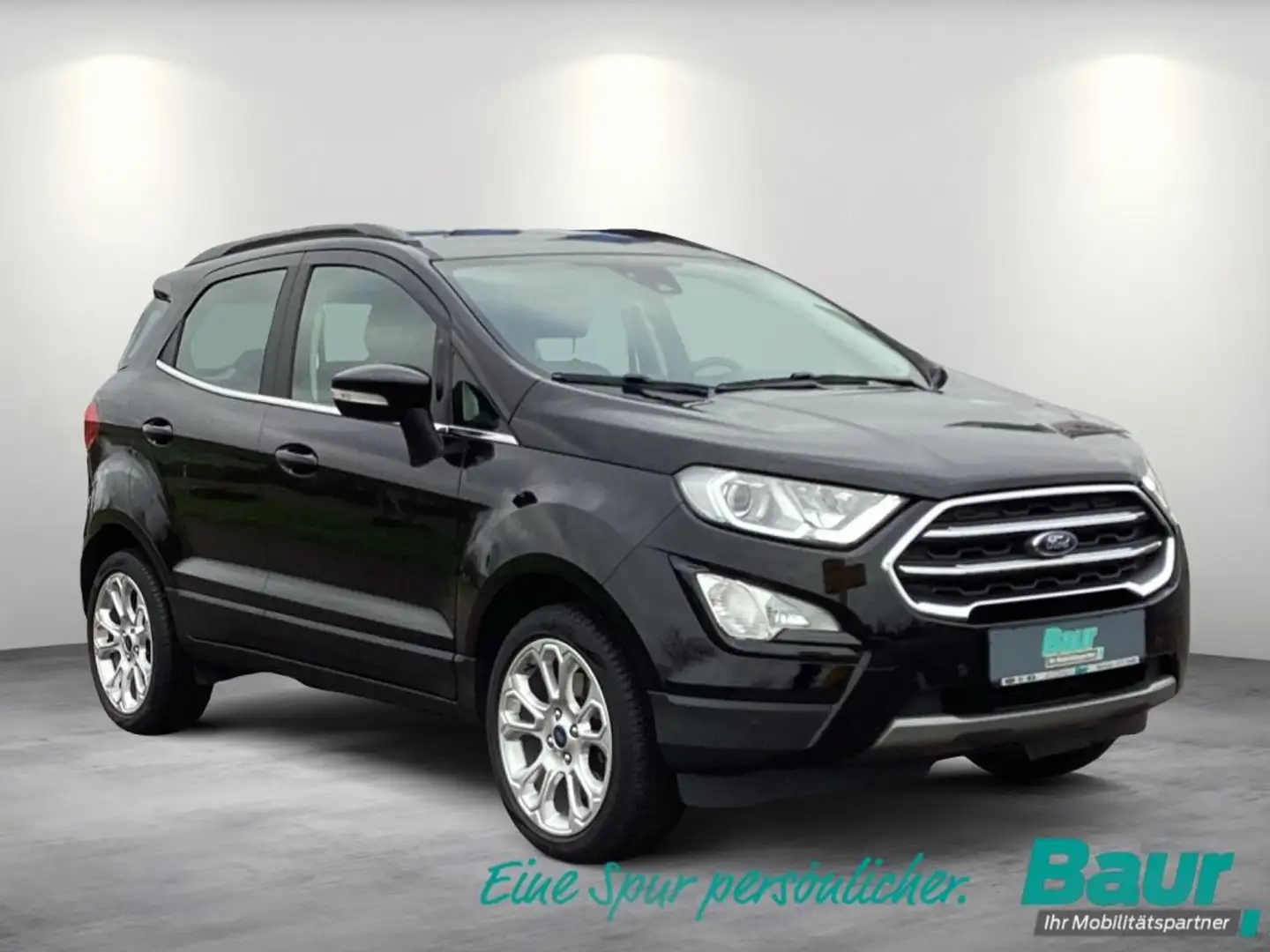 Ford EcoSport 1.0 EcoBoost TITANIUM LED Klima Verkehrsschilderk Nero - 2