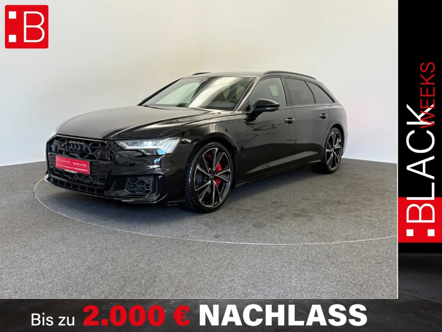 Audi S6 Avant HD MATRIX S-SITZE B&O PANORAMA 21 VIRTUAL AH Schwarz - 1