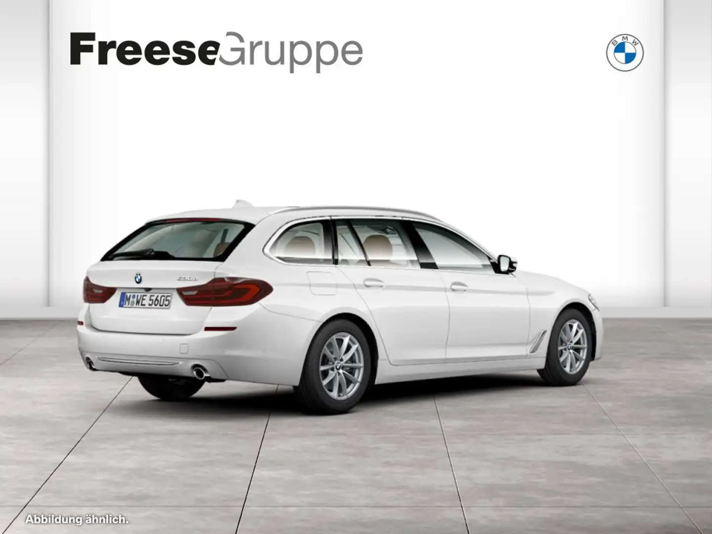 BMW 530 d Touring Head-Up DAB LED RFK el. Sitze PDC Weiß - 2
