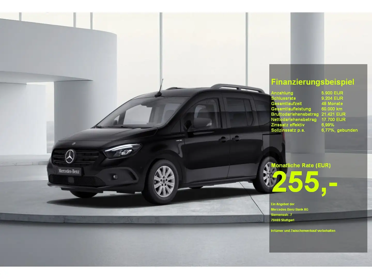 Mercedes-Benz Citan e TOURER PROGRESSIVE - LED, KAMERA, e Nero - 1