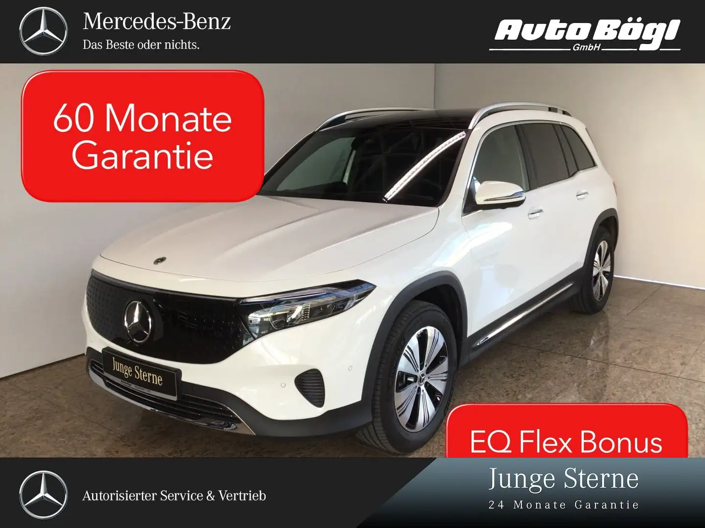 Mercedes-Benz EQB 300 EQB 300 4MATIC Progressiv +/Pano/Fahrass./360°/Memory Blanc - 1