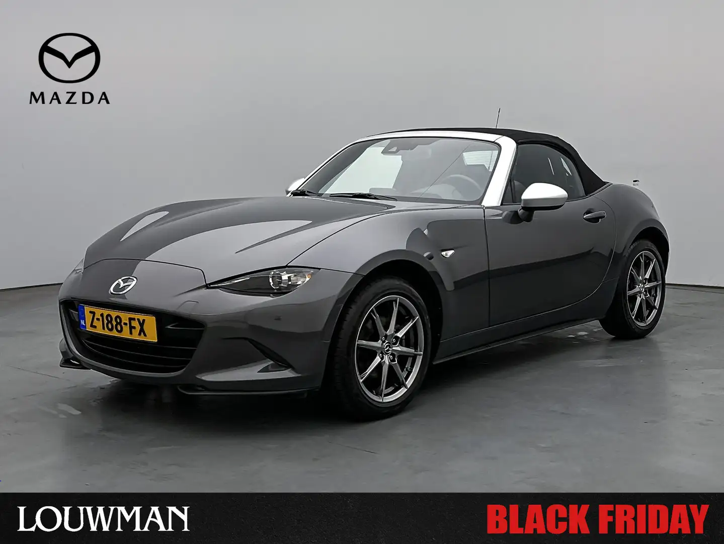 Mazda MX-5 1.5 SkyActiv-G 132 Luxury Limited Navigatie | Stoe Gris - 1