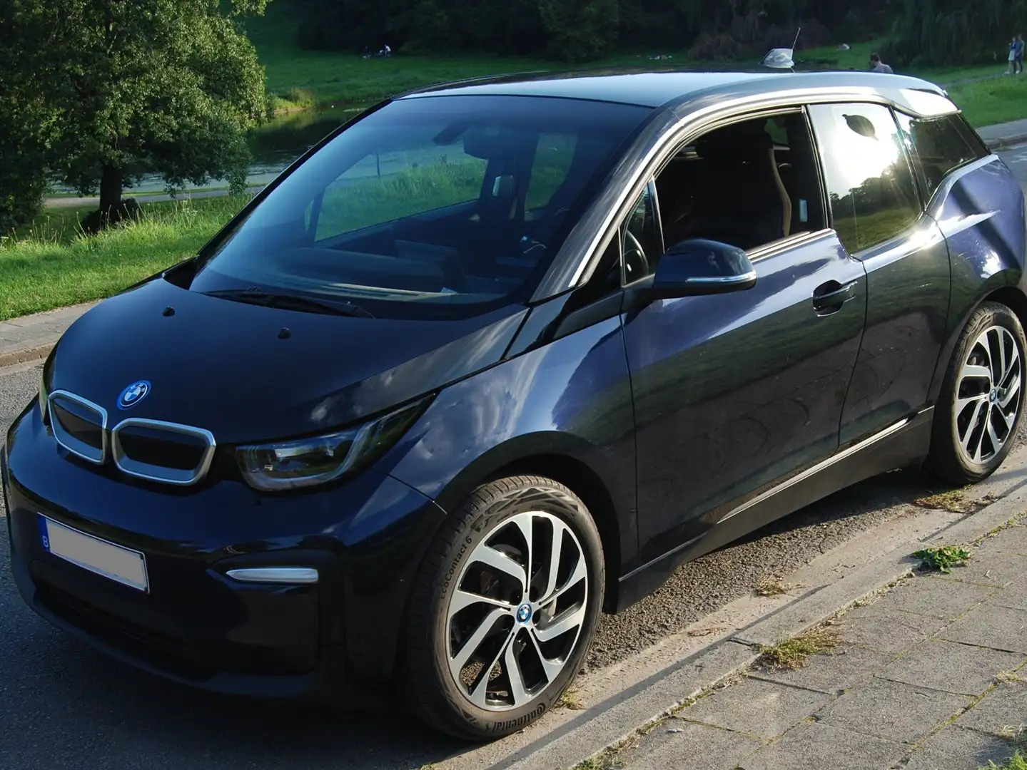BMW i3 Grand Autonomie + REX + warranty BMW 2027 Blauw - 1
