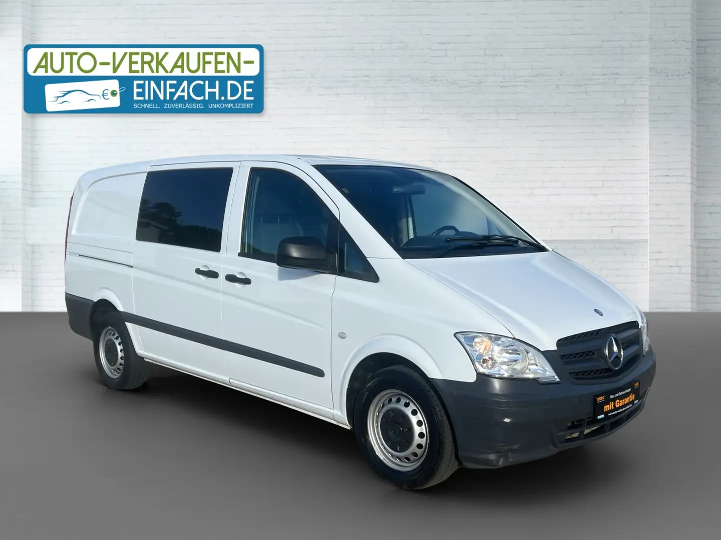 Mercedes-Benz Vito 116 CDI,LANG,Aut,Flügelt,AHK,PDC,1H,TÜV11-26 Weiß - 1
