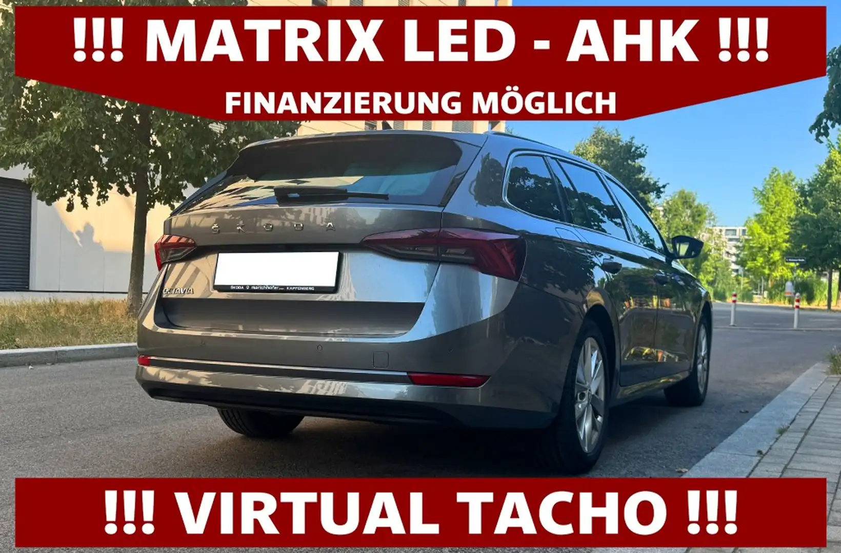 Skoda Octavia 2,0 TDI DSG | SYTLE | MATRIX | VIRUTAL | AHK Grau - 2