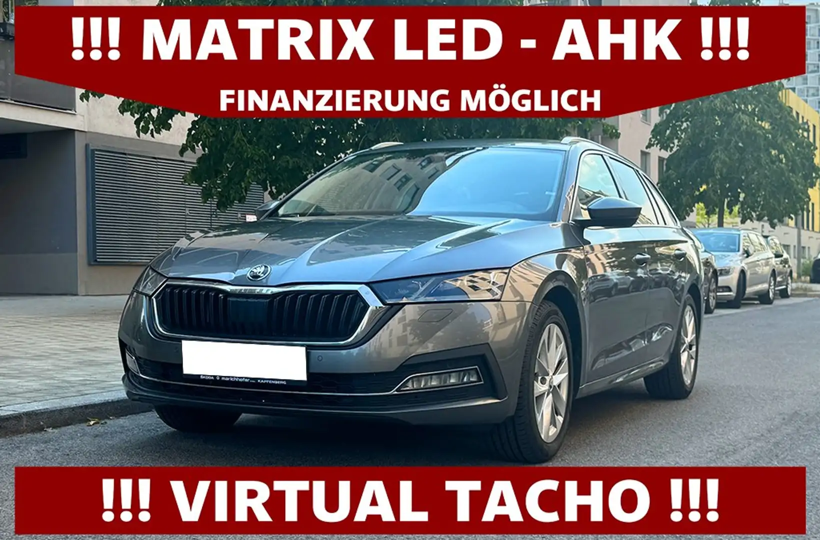 Skoda Octavia 2,0 TDI DSG | SYTLE | MATRIX | VIRUTAL | AHK Grau - 1