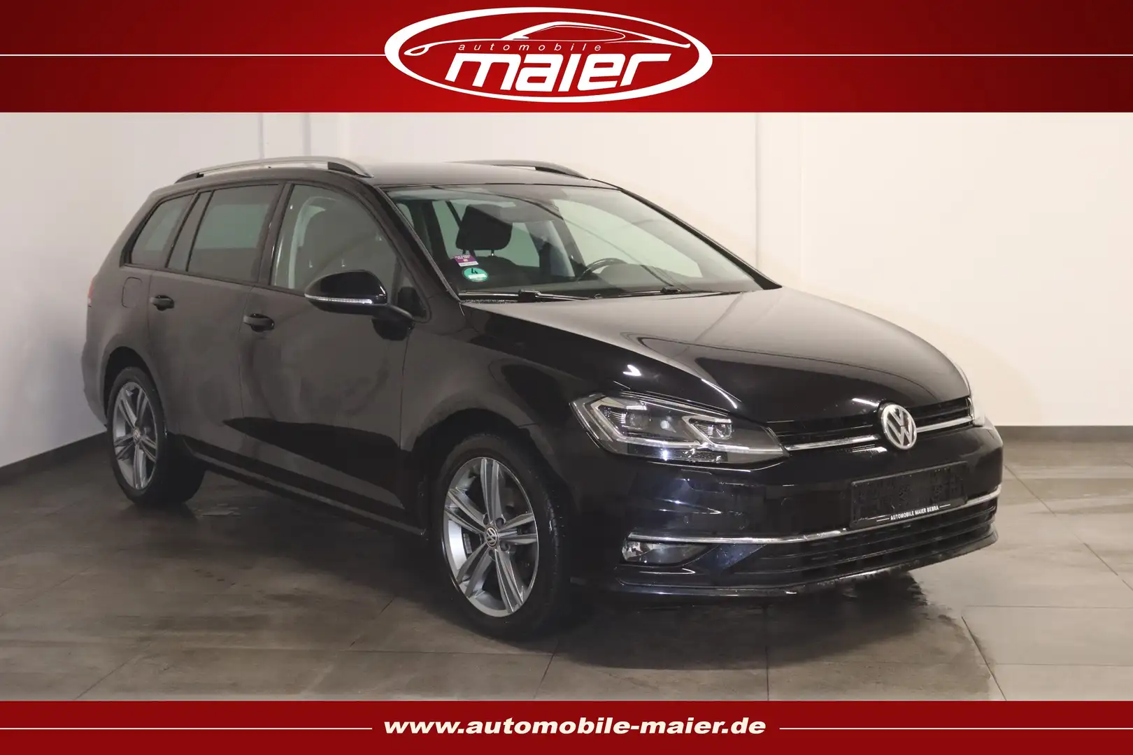 Volkswagen Golf 1.6 TDI Comfortline Navi-Kamera-LED-SHZ-ACC Nero - 1